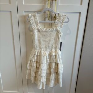 Anthropologie smocked dress size XS